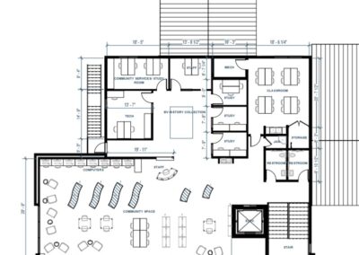 Second Floor Library Expansion Plan