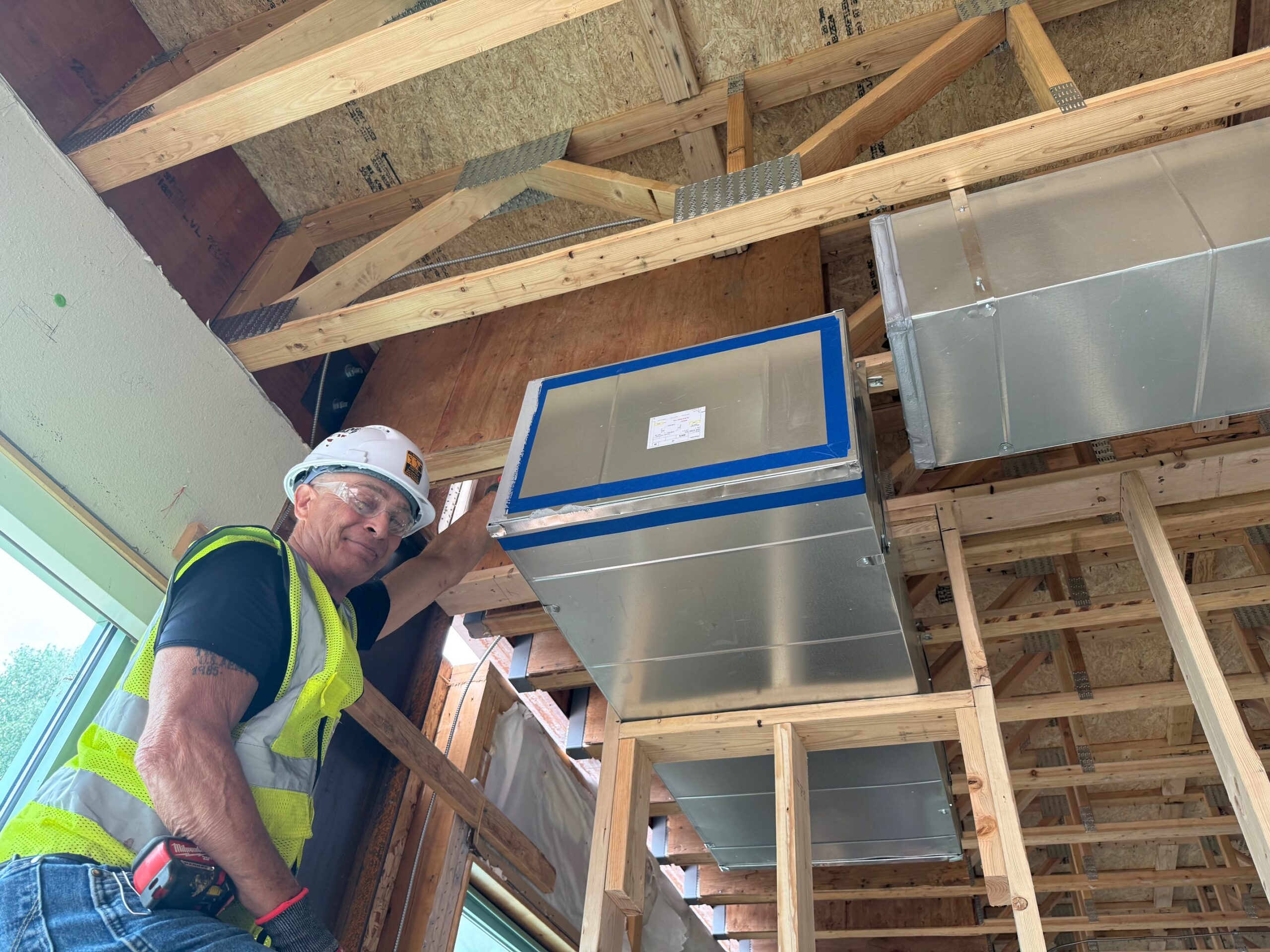 Pookie paste sealant installed by Larry from Patriot Sons. 