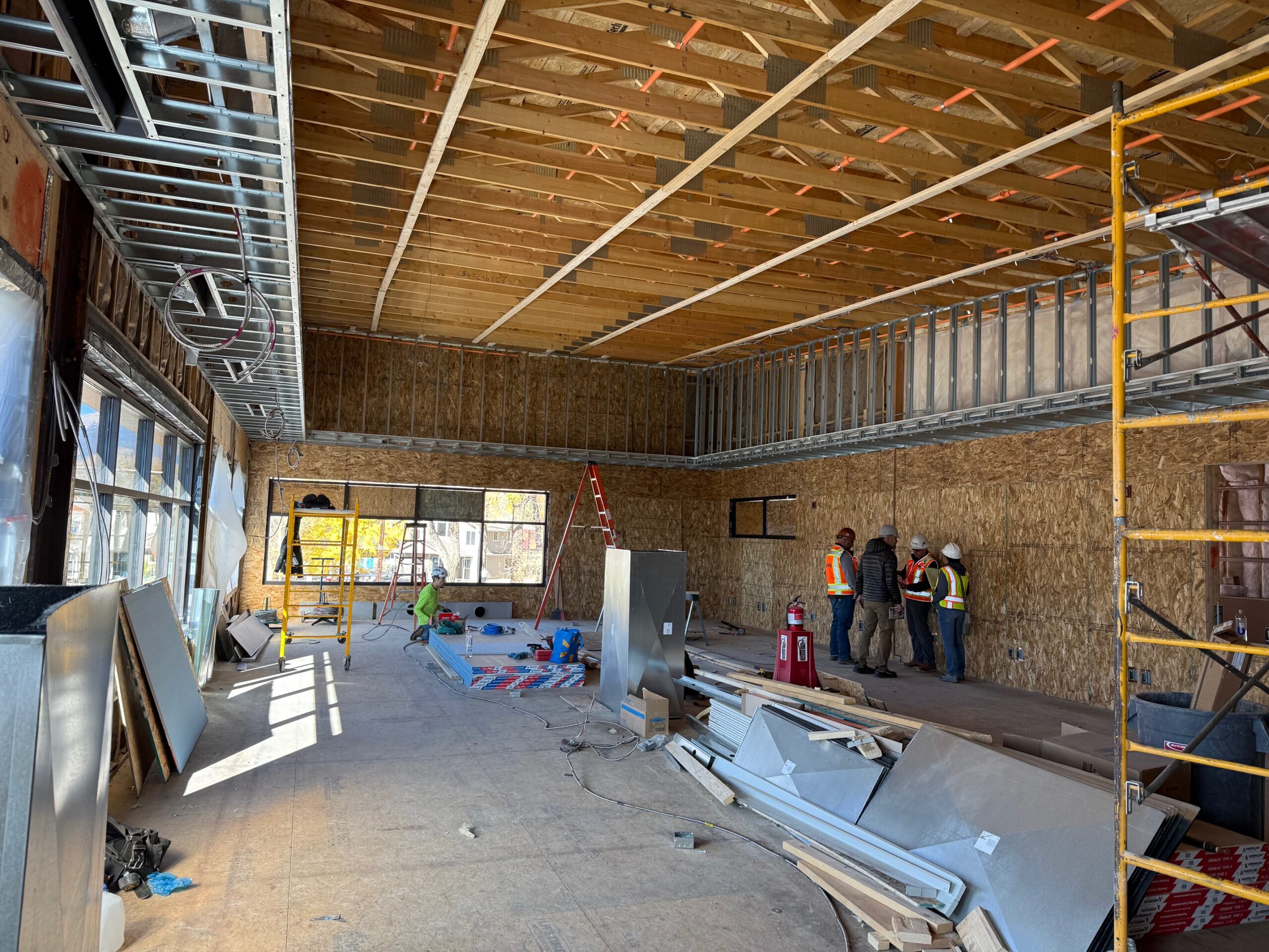 View of the commons area on the 2nd floor.